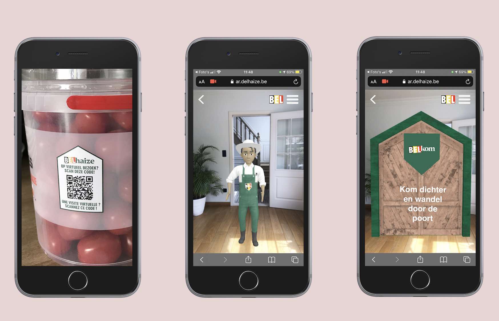 Delhaize opent deur naar augmented reality met .becoming